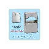 1/4 Fold Toilet Seat Cover Dispensers and Papers thumbnail-1