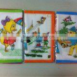 Middle Size White Background 100% Cotton Handkerchief Manufacturers