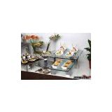 buffet stand, tableware