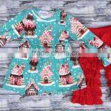 2017 Christmas Factory Direct Sales Baby Clothes Wholesale Giggle Moon Remake Outfits Children Boutique Clothing thumbnail-3