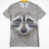 Mens Summer Clothing 3D Animal Print Round Top T-Shirt Graphic Casual Tee Blouse thumbnail-4