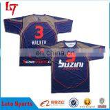 Wholesale Logo Sublimation Lacrosse Shirt Custom Royals Jersey thumbnail-1
