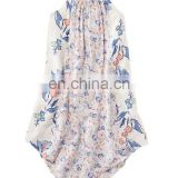 High quality new fashion girl flower dress