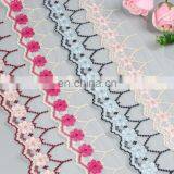 2018 New Design Colorful Embroidery Mesh Lace Tirmming thumbnail-1