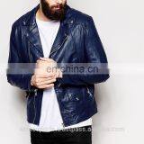 Leather Sleeves Jacket for Men - Wholesale Leather Jackets for Men thumbnail-1