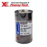 xinxiang fineray White Wax Resin TTR Thermal Transfer barcode ribbon custom printable zebra printer labels