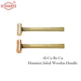 Hammer Sided Wooden Handle Aluminum bronze 450g