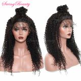 Swiss 360 Full Lace Frontal Wigs 100% Natural Remy Human Hair Extensions