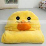 Baby Blanket Cute Bath Soft Flannel Fleece Boys and Girls Hood Blanket thumbnail-3