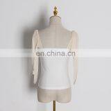 TWOTWINSTYLE Outerwear Tops Coats Patchwork Mesh Bowknot Loose Women Kimono Clothing Street Cotton Shell Fashion New thumbnail-2