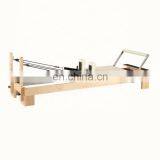 Topranking Reformer Bed For Yoga Museum And Home Exercise Machine White Wood Elina Balanced Fixing Core Of Body Pilates Reformer thumbnail-2