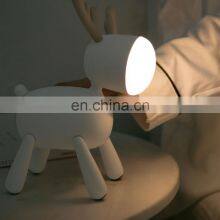 2021 Amazon USB Rechargeable Cute Deer Image 2 Modes Brightness LED Gift Night Light thumbnail-5