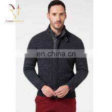 Winter Heavy Thick Cashmere Knitting Men's Coat thumbnail-1