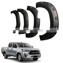 Custom Car body parts car extior accessories Splash Guards Mud flaps fender Flare mudguard for Hilux Rocco 2021