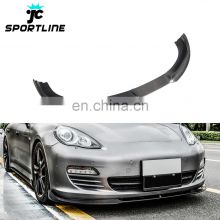 Car Carbon Fiber Front Diffuser Lip for Porsche Panamera S Sedan 4S Hatchback 4-Door 09-11