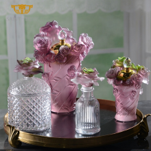 Brand Crystal Fancy Incense Burner Set Middle East Hari Raya Bakhoor Burner Tray Portable thumbnail-2