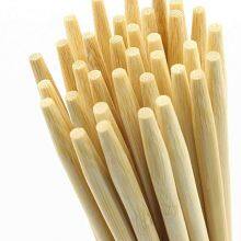 Eco-Friendly Custom Logo Natural Disposable Sharp Point 4mm Thick BBQ Round wooden Bamboo Skewers thumbnail-1