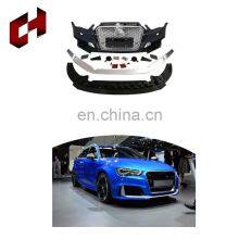 CH Custom Facelift Rear Bumpers Engine Cover Hood Spoiler Rear Lamp Car Auto Body Spare Parts For Audi A3 2014-2016 To Rs3 thumbnail-3