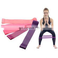 Custom Loop Resistance Bands Set Black Tpe Mini Exercise Latex Resistance Loop Bands