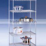 Chrome Wire Shelving for Kitchenware Display