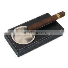 Premium Leather Handmade Cigar Ashtray thumbnail-2