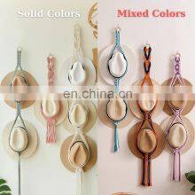 New Arrival Macrame Hat Holder, Boho Hat Hanger Rack, Storage Display New Home Gifts For Women Wholesale thumbnail-1