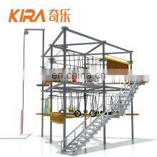 Outdoor Adventure Climbing Rope Course Playground Equipment Kids/Adult Rope Obstacle Course thumbnail-3