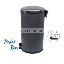 30 Liter Inner Home Roll Up Garbage Bag Powder Coated Rubbish Hospital Dustbin Ss Trash Can thumbnail-4