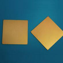 Gold coated mirror