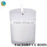 Wholesale Clear White Glass Candle Holder