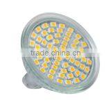 Galss Housing Epistar SMD3528 60pcs 3W Gu10 Led Spot Light