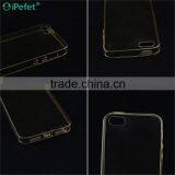 Colorful Bumper Clear Back Cover Soft Flexible TPU Phone Case For IPhone 5/se thumbnail-6