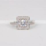 2016 New Arrivaling White Glod Plated cz Ring 925 Sterling Silver Jewelry Ring Model thumbnail-2