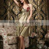 Noya Customized ZM 9001 Women Coolness Embroidery Skirt Pajamas thumbnail-5