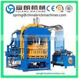 QT4-15C Automatic Concrete Unfired Brick Making Machine Rully Automatic Production Line