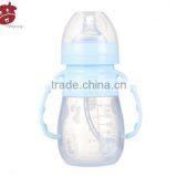 Soft Skin Feel Silicone Baby Milk Bottle, Unbreakable Baby Feeding Bottl, Baby Bottle Silicone