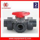 PVC True Union Ball Valves 3 Three Way Ball Valves thumbnail-1