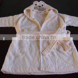 Cotton Embroidery Children's Bathrobes With Hood thumbnail-1