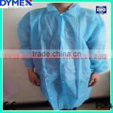 China Antistatic Disposable Elastic Cuff Lab Coat thumbnail-2