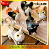 Doll Key Chain Multicolour Pussy Key Chain Ring Kitty Kitten Model Chaveiro Keychain
