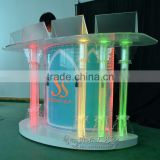 colorful acrylic bar table with LED lights, bar table for bar, dj equipment