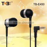 3.5mm L Shape Plug Plastic Handsfree Headphone Earbuds With Mic thumbnail-2