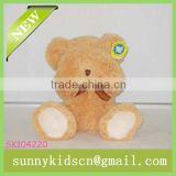 2014 HOT selling plush brown bear for stuffed plush toy fiberfill bear toys pp cotton stuffed toy