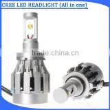 New Generation 3200lm H4 H7 H8 H10 H11 Car LED Headlight, 50W H8 LED Headlight Kit thumbnail-1