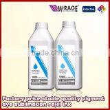 Factory Price Stable Quality Pigment Dye Sublimation Refill Ink
