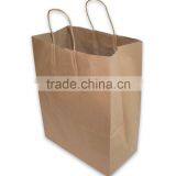 Brown Kraft Paper Shopping Bag With Rope Handles Retail Gifts Bags thumbnail-1
