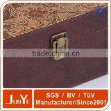 Dark Brown Two Bottles Wine pu Gift Packaging Box Quality Choice thumbnail-6