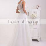 Italian Eyelash Lace Wedding Dress Splendid Design thumbnail-2