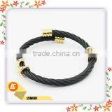 Black 2016 Popular Metalic Stainless Steel Bracelet in Style thumbnail-2