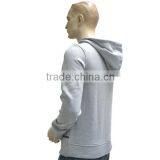 New Heather Grey Fleece Kangaroo Pocket Long Sleeves Men's Pullover Hoodie Sweatshirt thumbnail-5